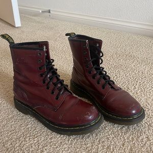 Dr. Marten’s Air Wair Burgundy Boots
